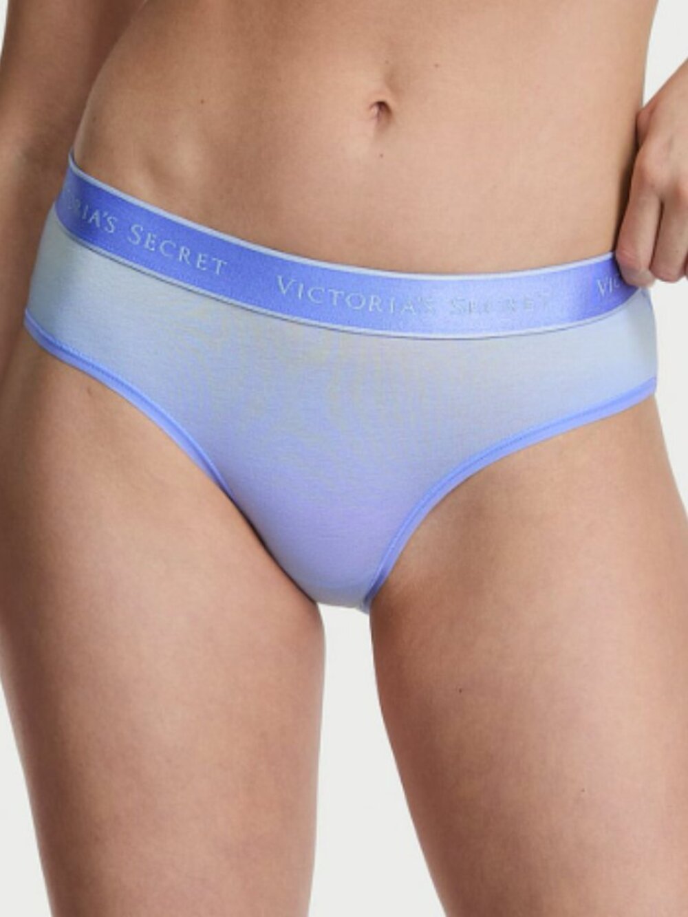 Victoria's Secret Cotton Hiphugger Panty Medium NEW Modal Underwear wide logo